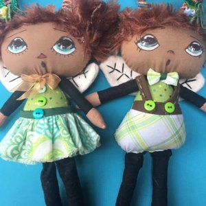 Cricket Bug Doll Kids—Dark Skinned Set